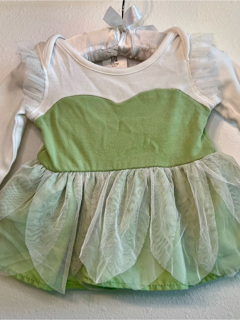 Disney Store Baby Tinker Bell Costume Tutu Bodysuit 6-9M